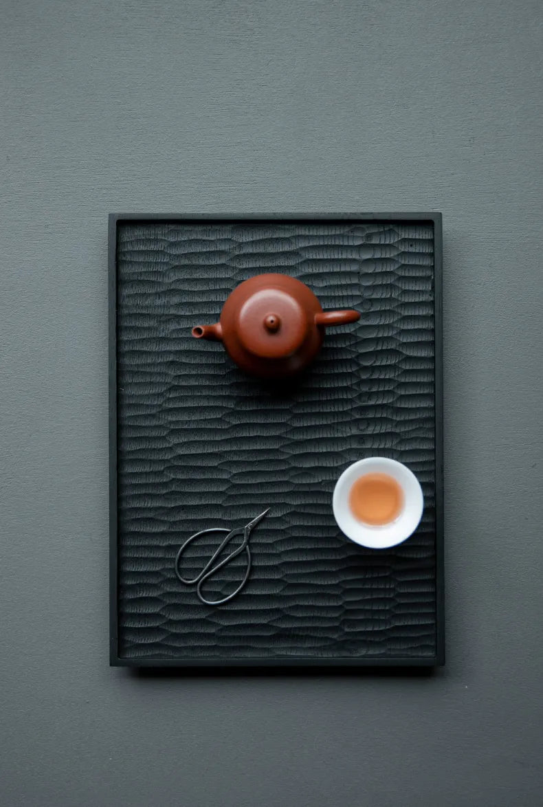 Image of Black Wood Wabi-Sabi Teaboard