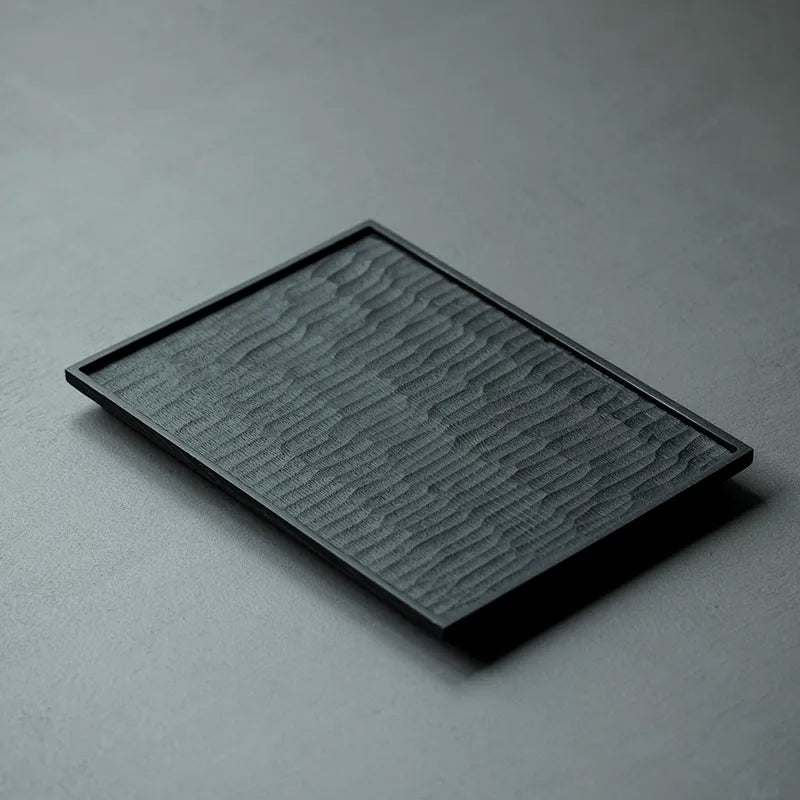 Black Wood Wabi-Sabi Teaboard